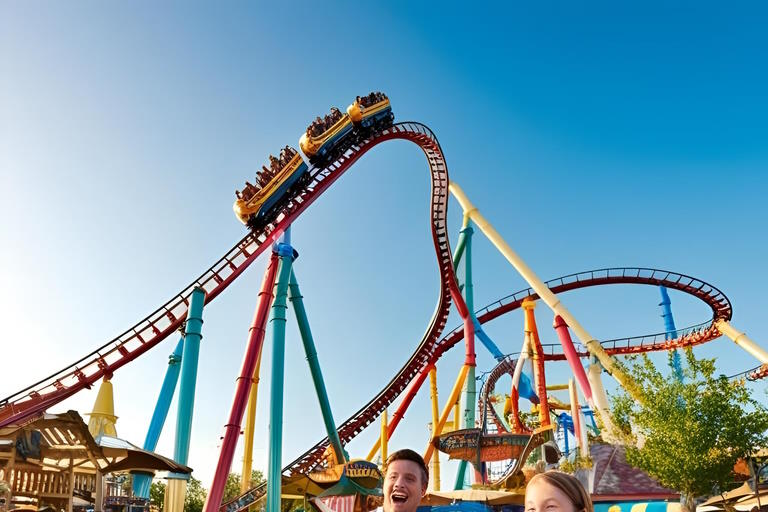 Achterbahn in Hossoland